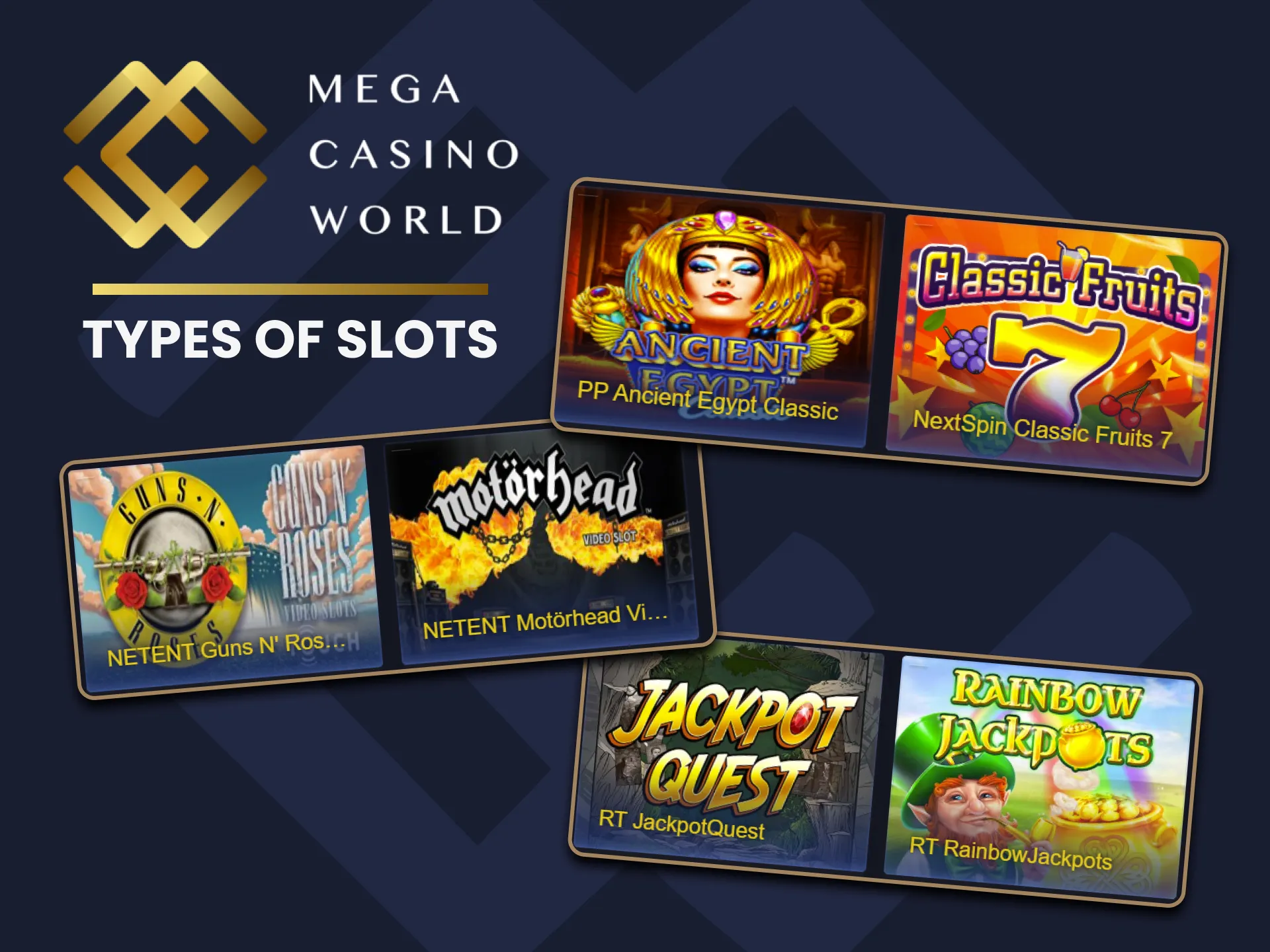 The MCW casino offers a wide variety of slot games for players to select from.